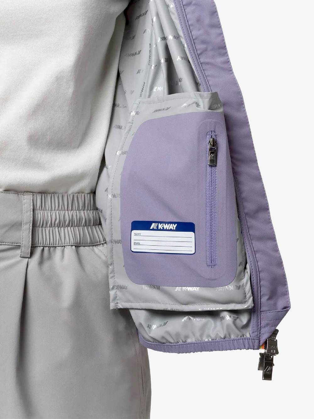 K-WAY Giubbotto Lily Stretch Dot K5127LW Donna Viola