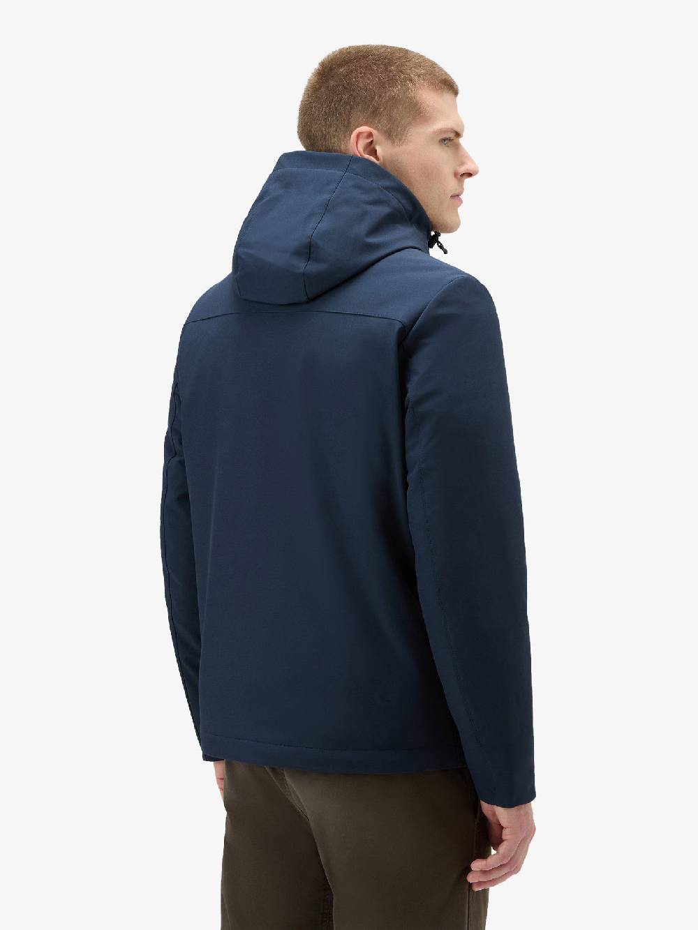 WOOLRICH Giubbotto Pacific In Tech Softshell Uomo Blu Scuro