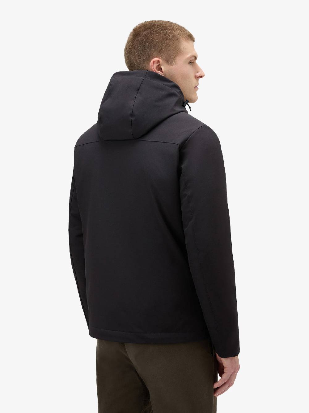 WOOLRICH Giubbotto Pacific In Tech Softshell Uomo Nero