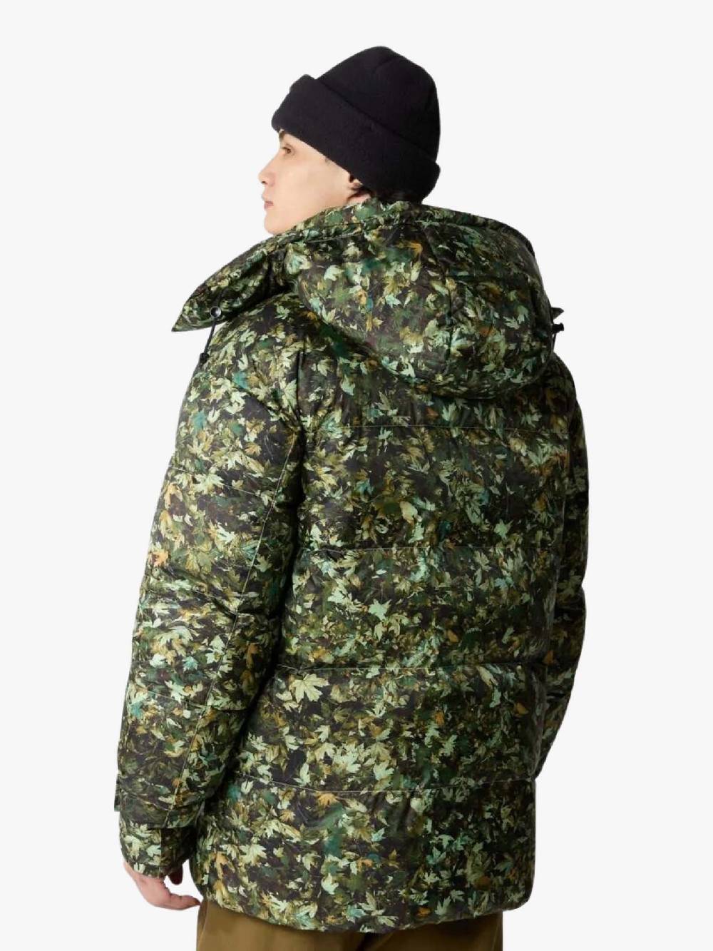 THE NORTH FACE Giubbotto Parka '73 831RO Uomo Stampa All-over Foglie Verde