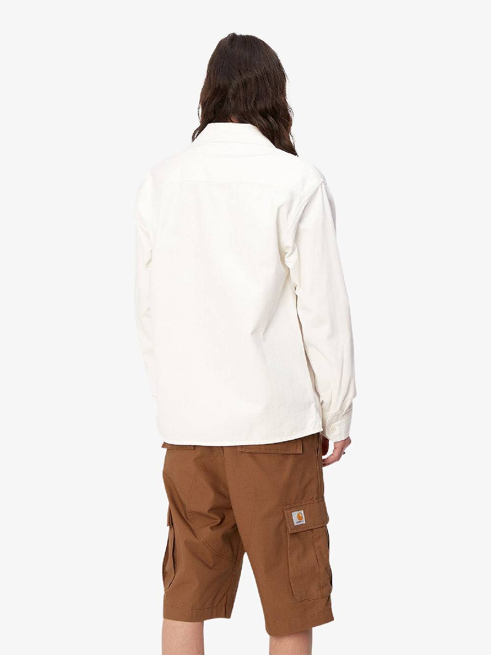 CARHARTT WIP Giubbotto Rainer Shirt Jac I033276_ Uomo Cotone Bianco
