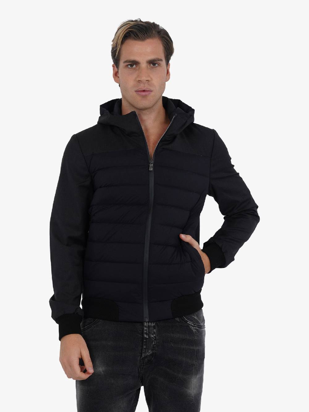 RRD ROBERTORICCIDESIGNS Giubbotto Terzilio Duck Soft W23178 Uomo Nero
