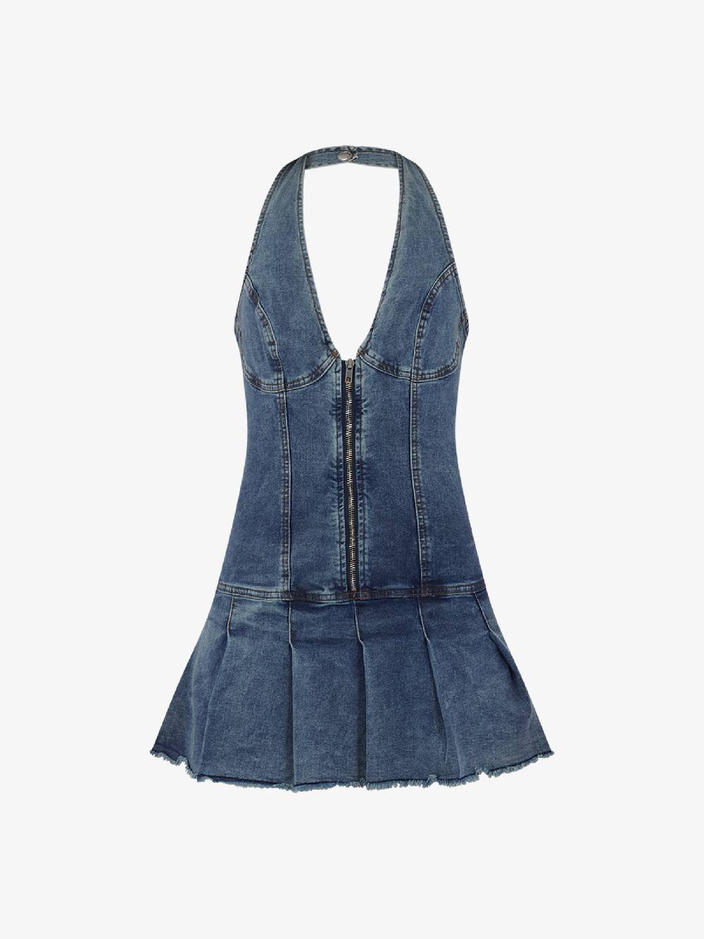 GLAMOROUS Abito Corto AN4715 Donna Cotone Denim