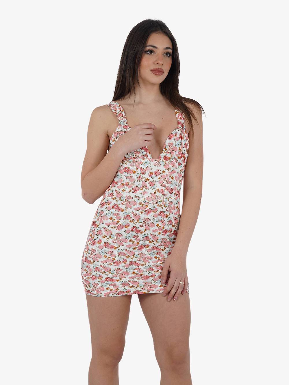 GLAMOROUS Abito Corto CK7369 Donna Rosa