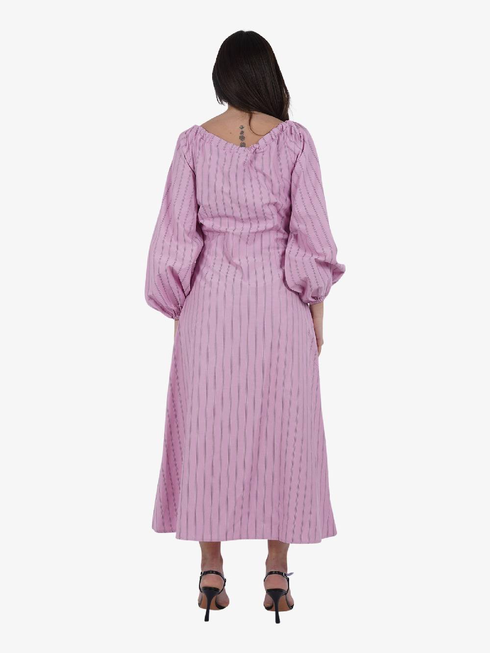 GLAMOROUS Abito Lungo AN4881 Donna Cotone Rosa