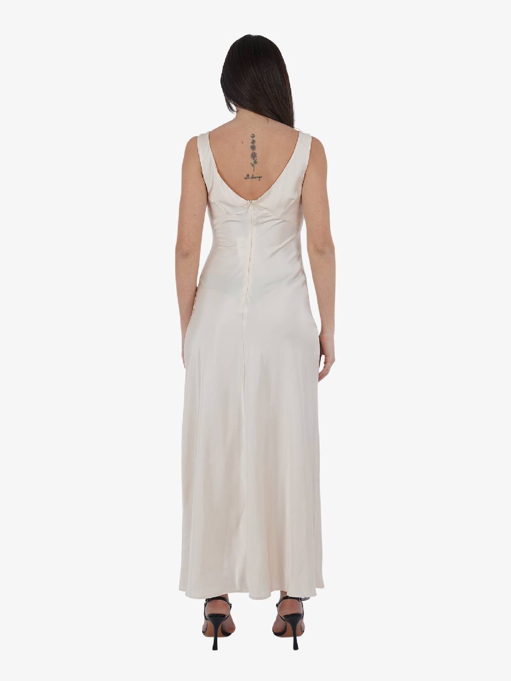 GLAMOROUS Abito Lungo GS0572 Donna Beige