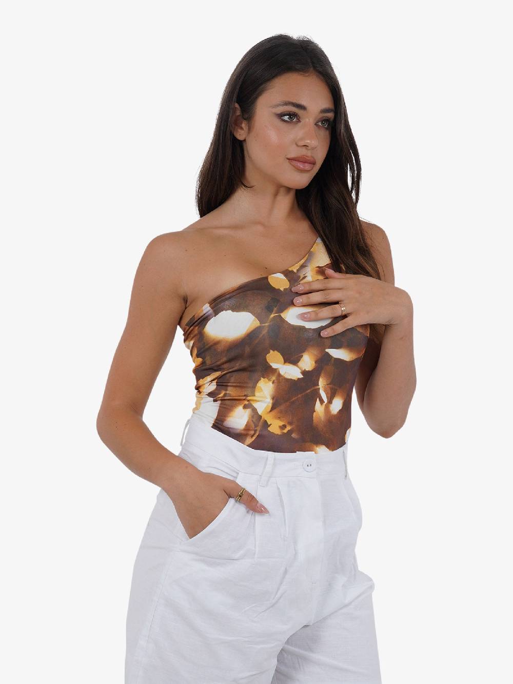 GLAMOROUS Body Monospalla CK7506 Donna Marrone