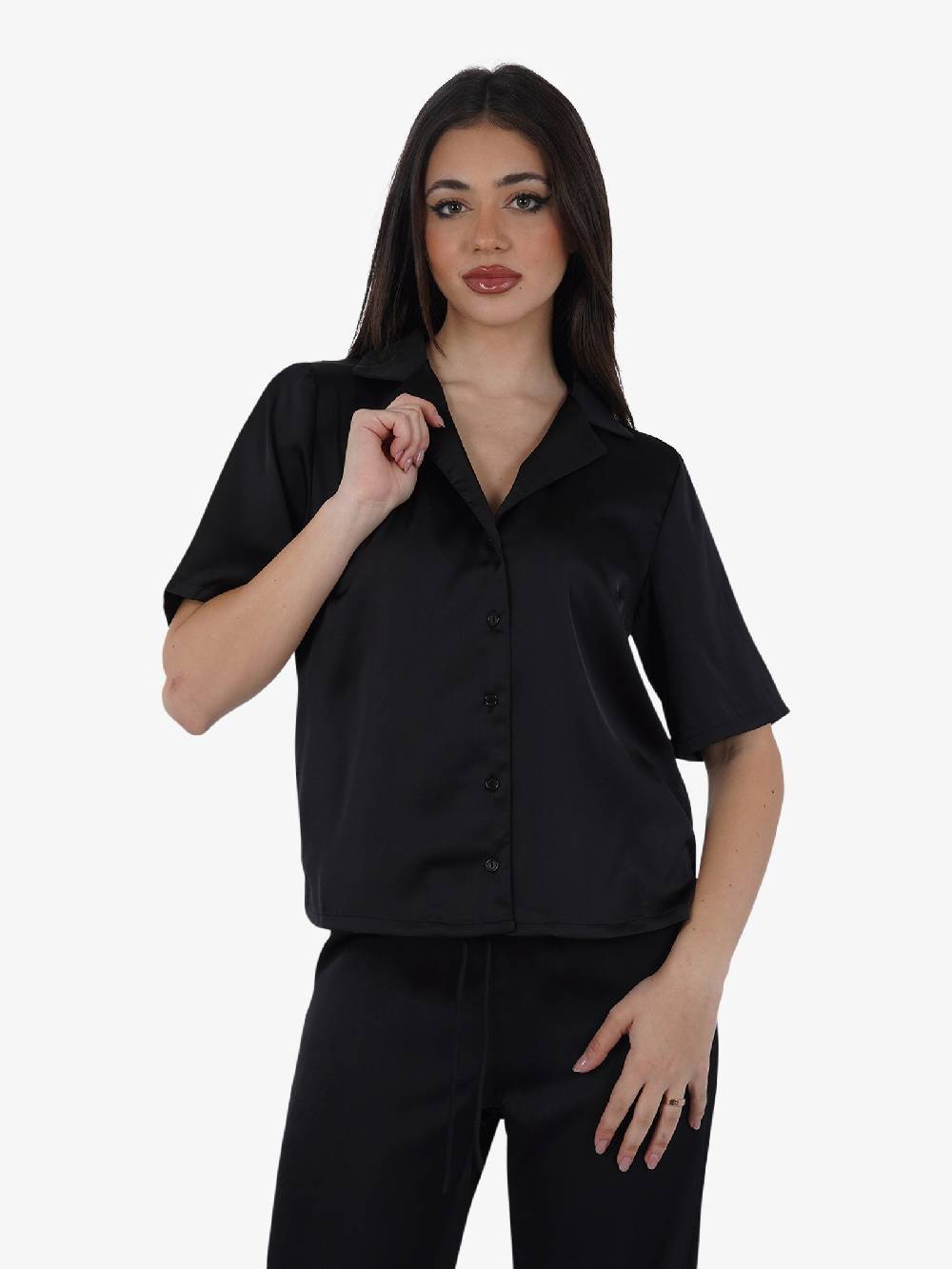 GLAMOROUS Camicia GS0779 donna nero