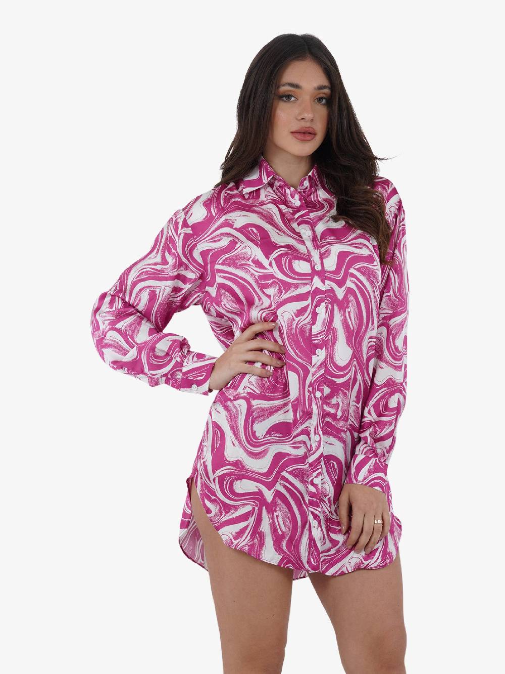 GLAMOROUS Camicia Oversize CA0387A Donna Rosa