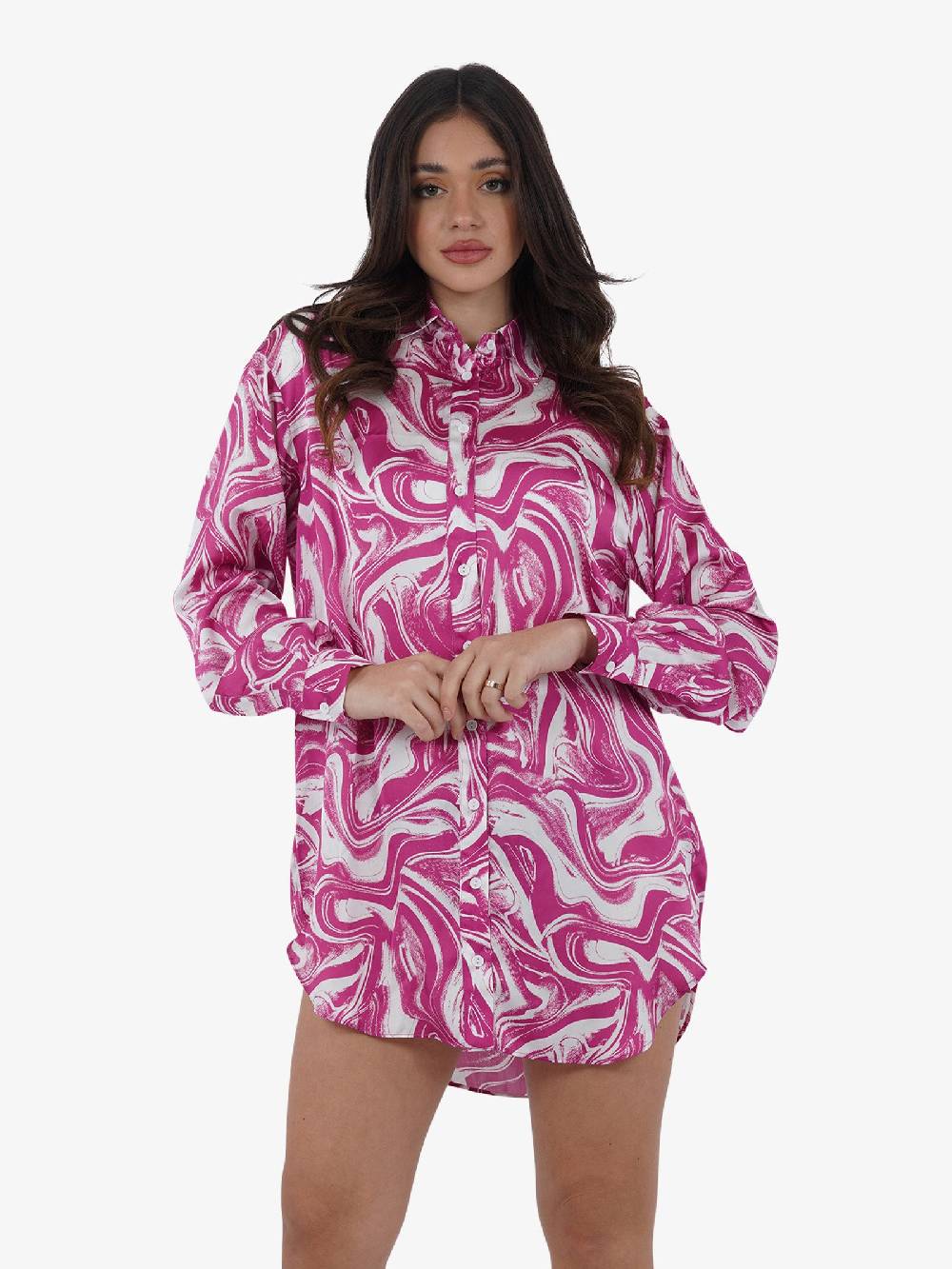 GLAMOROUS Camicia Oversize CA0387A Donna Rosa