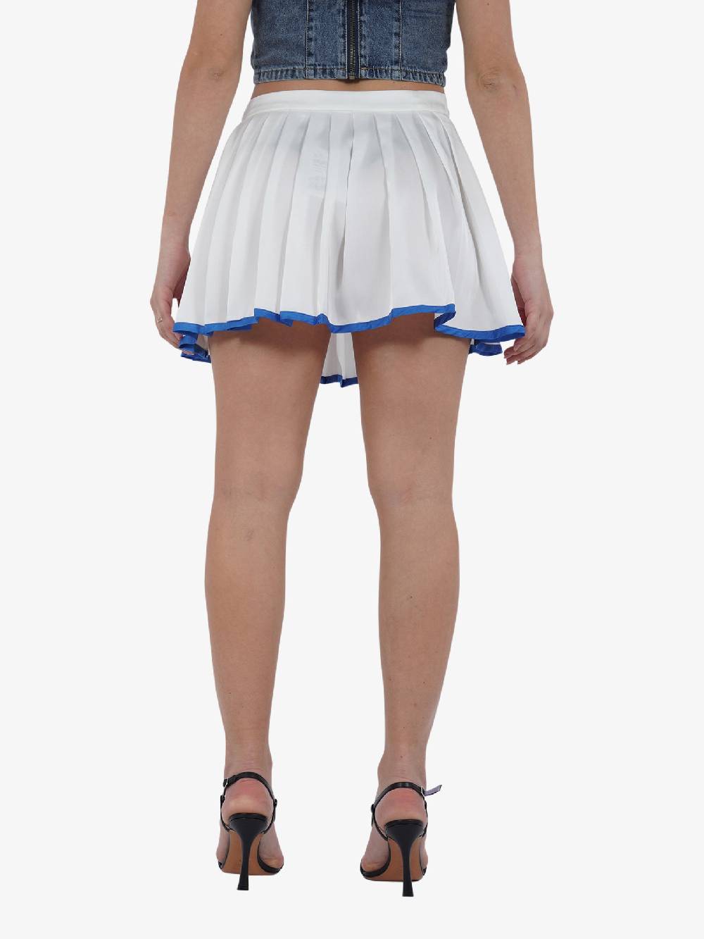 GLAMOROUS Gonna Corta AN4754 Donna Bianco