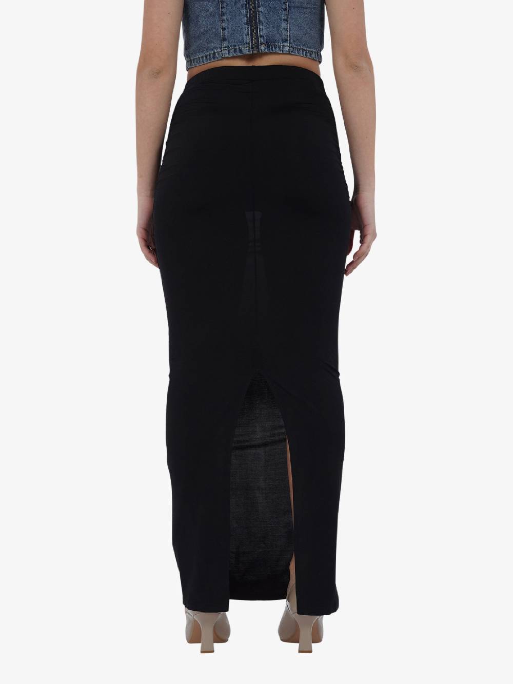 GLAMOROUS Gonna Lunga GS0568 Donna Nero