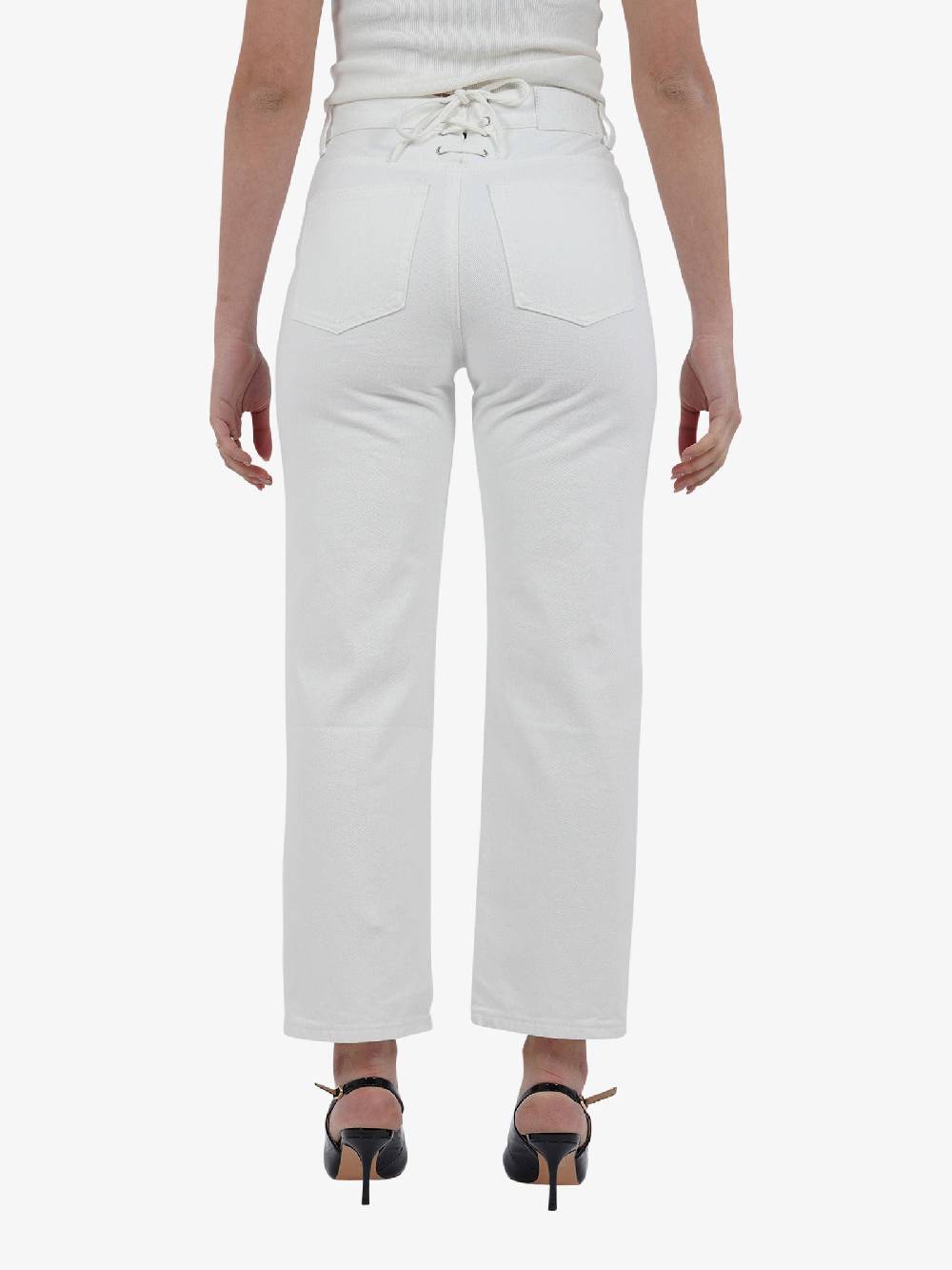 GLAMOROUS Jeans CK7350 Donna Cotone Bianco