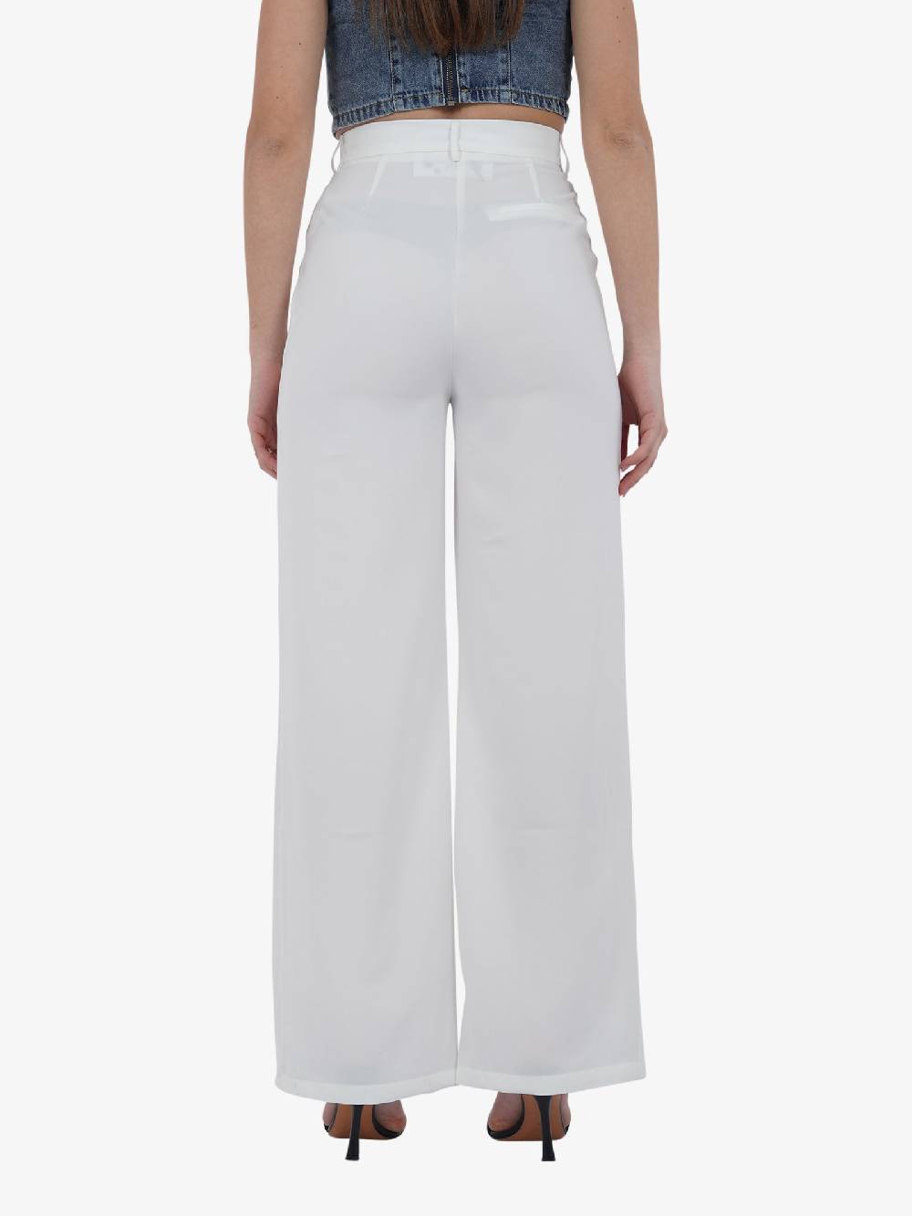 GLAMOROUS Pantalone GS0507 Donna Bianco