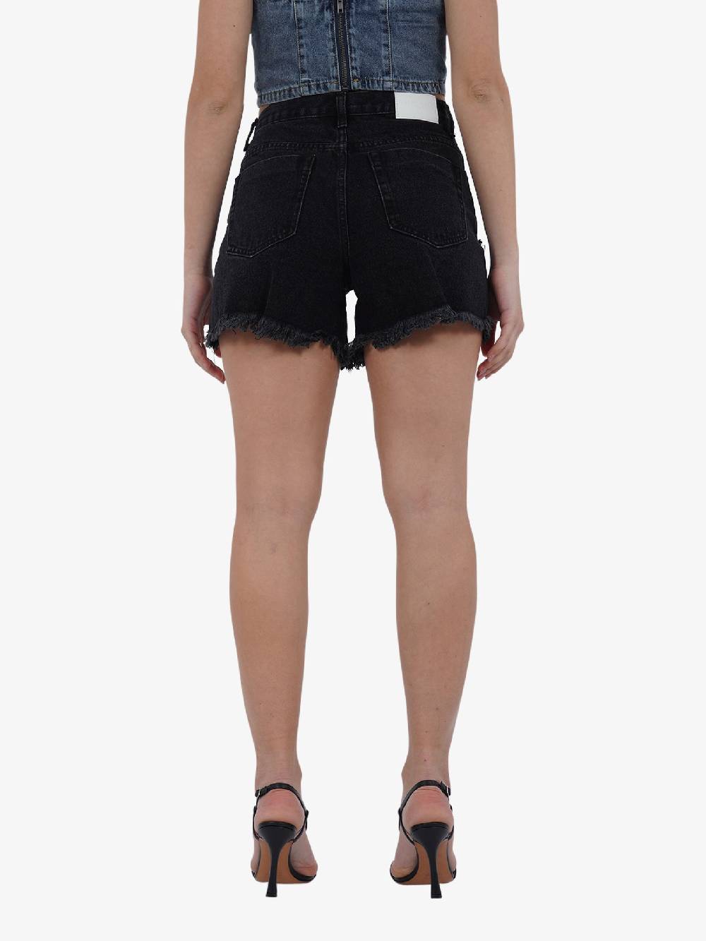 GLAMOROUS Shorts CK6947 Donna Cotone Nero