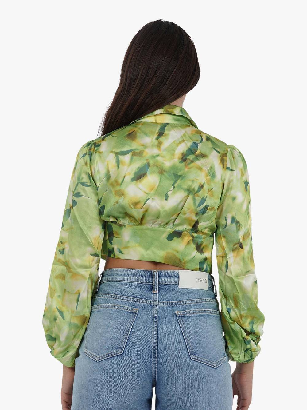 GLAMOROUS Top Camicetta CK7537 Donna Verde