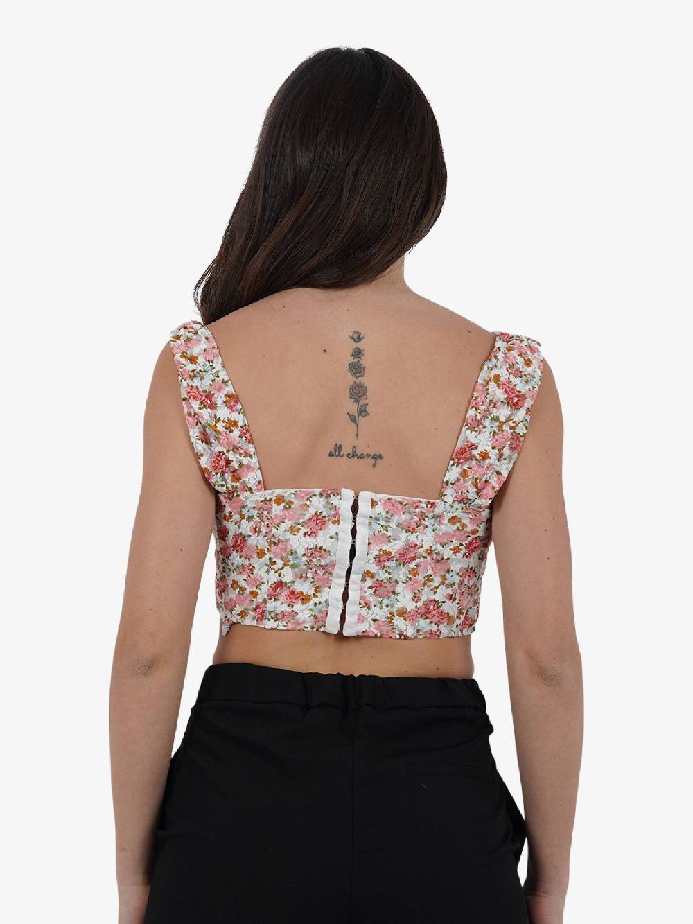 GLAMOROUS Top Cropped CK7354 Donna Rosa