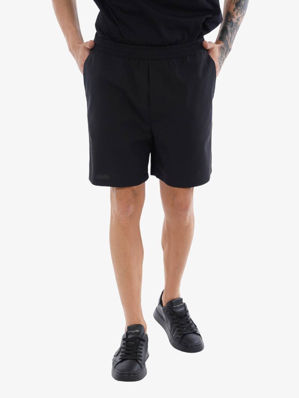 GOLDEN CRAFT Bermuda Ted In Misto Lana Uomo Nero