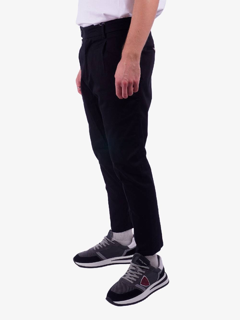 GOLDEN CRAFT Pantalone In Cotone Uomo Nero