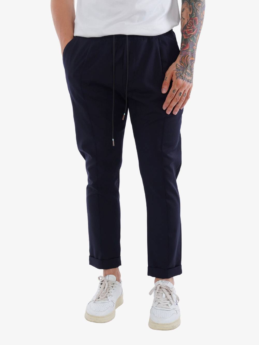 GOLDEN CRAFT Pantalone Uomo In Lana Blu