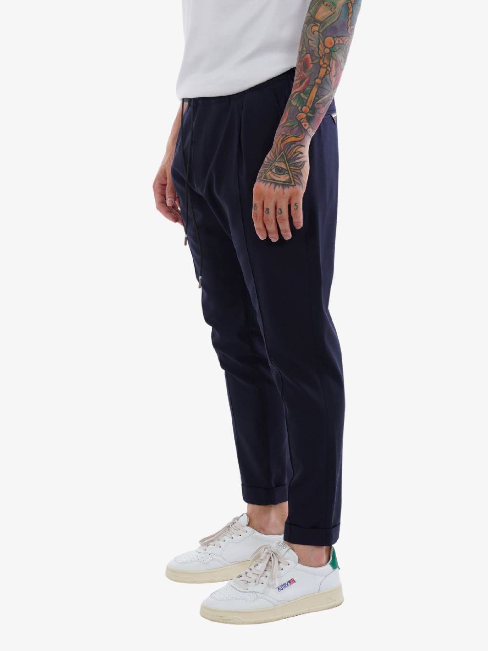 GOLDEN CRAFT Pantalone Uomo In Lana Blu