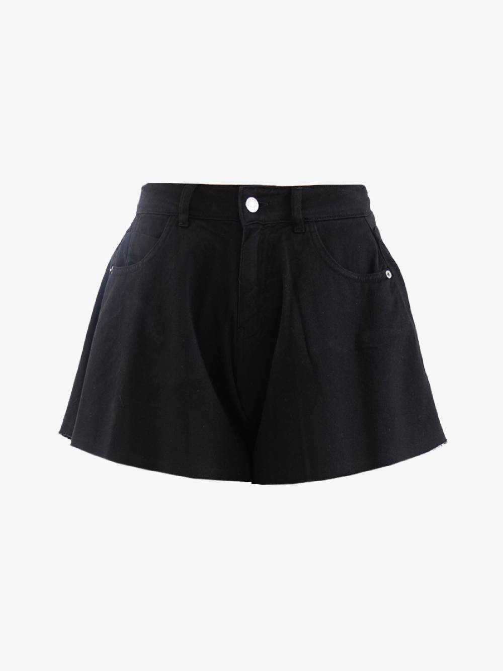 HAVE ONE Shorts donna nero in cotone