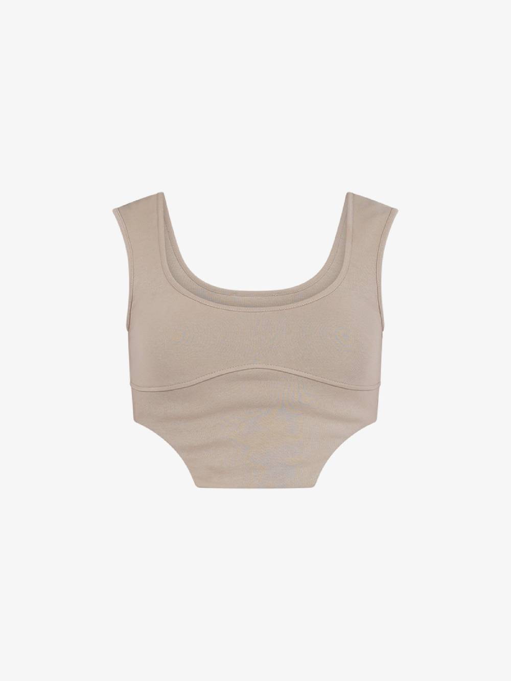 HAVE ONE Top RLA-L029 Donna Cotone Beige