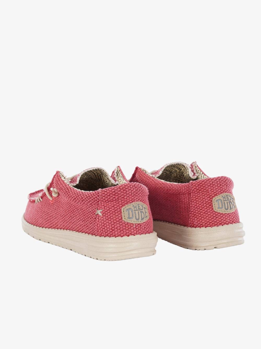 HEY DUDE Mocassini Wally Braided Uomo Rosso