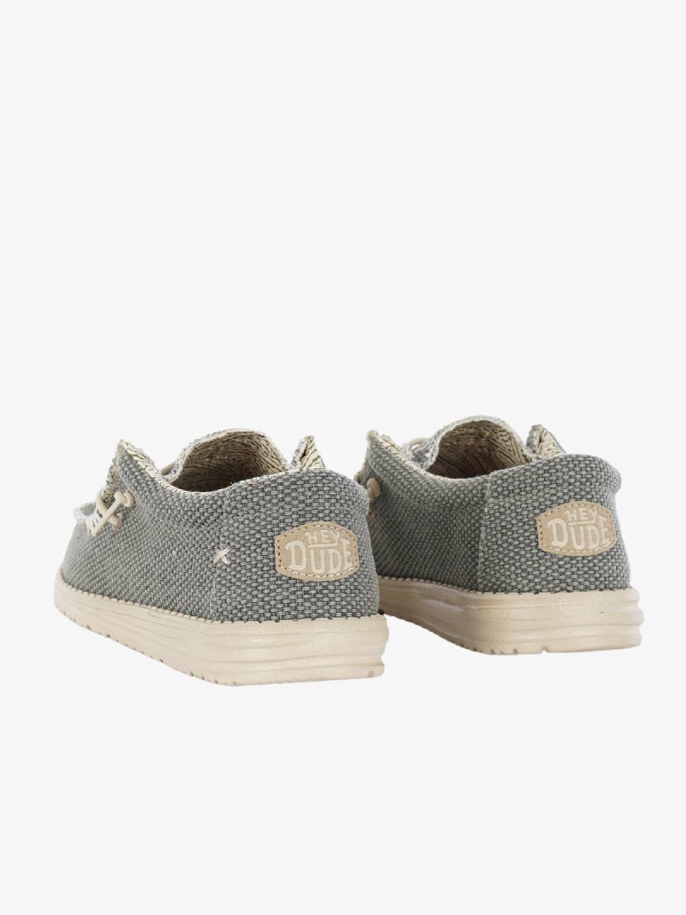 HEY DUDE Mocassini Wally Braided Uomo Verde