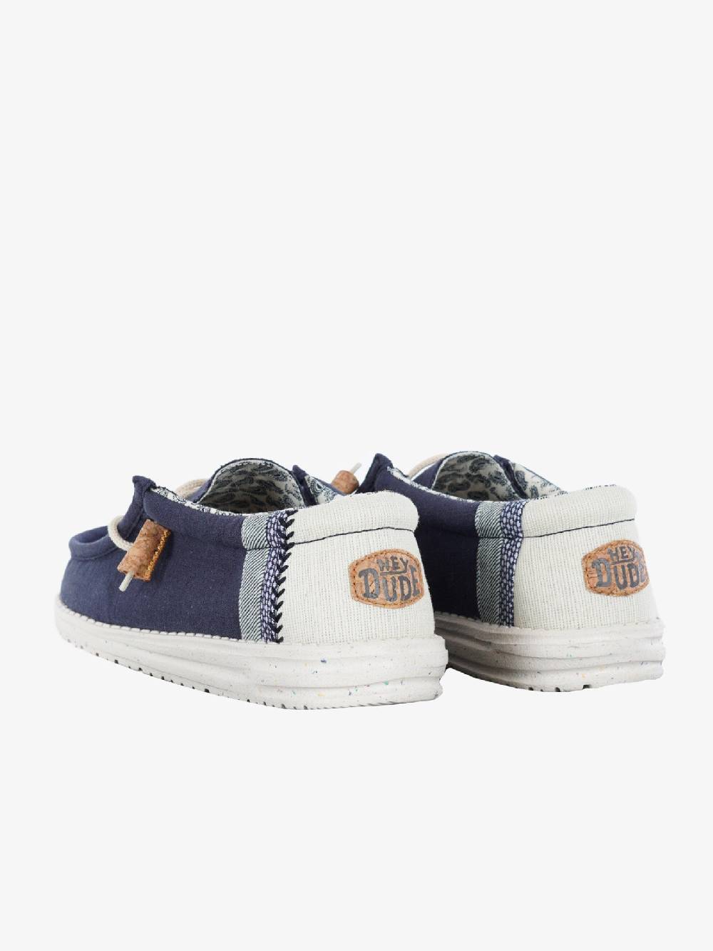 HEY DUDE Mocassini Wally Break Stitch Uomo Blu