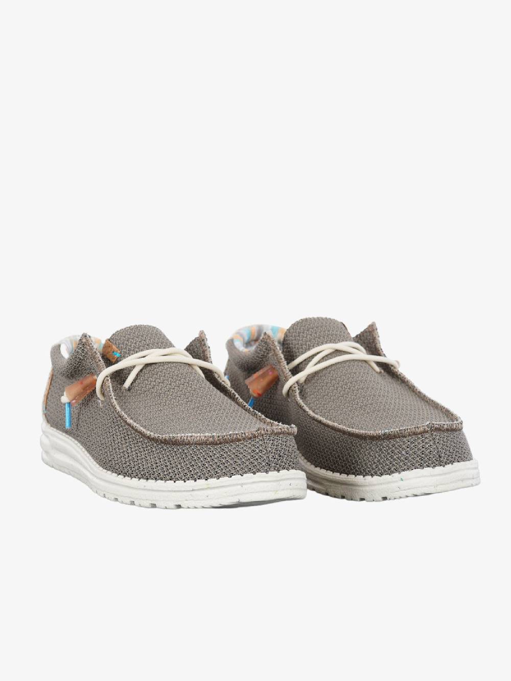 HEY DUDE Mocassini Wally Stretch Uomo Marrone