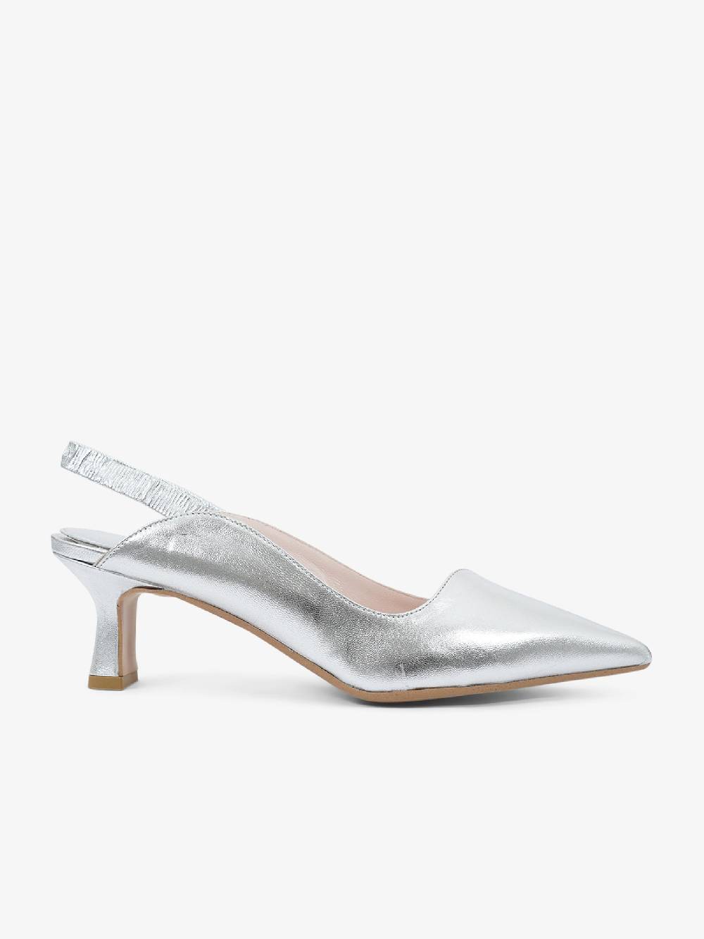 ISABEL FERRANTI Chanel 5516 donna pelle argento