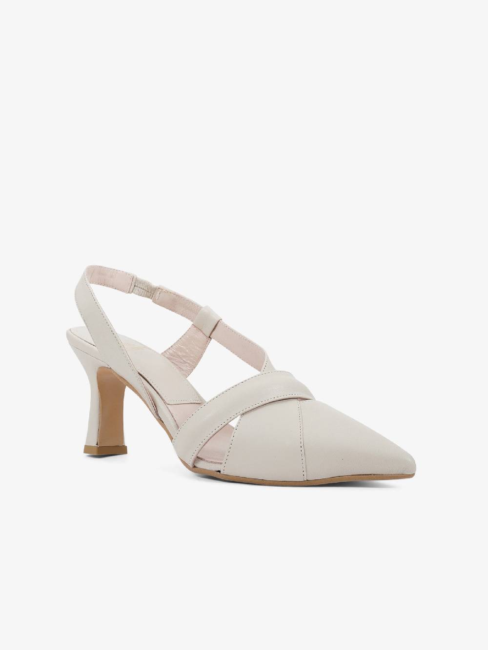 ISABEL FERRANTI Chanel 7540 Donna Pelle Panna