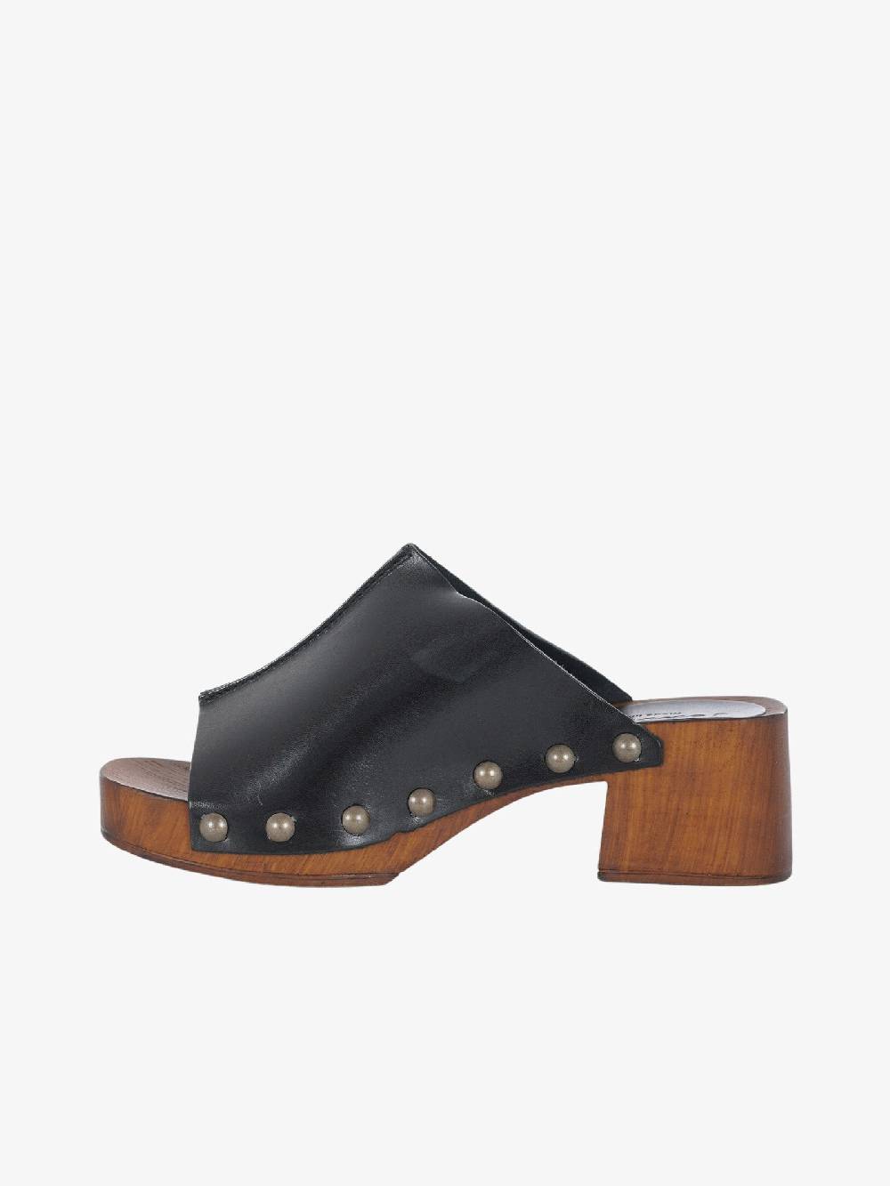 JEACOTTE Sandali Con Plateau 8 Donna In Pelle Nera