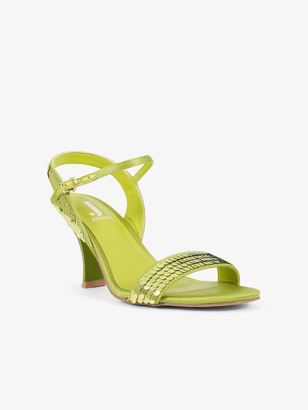 JEANNOT Sandali Con Tacco RJ523 Donna Raso Verde