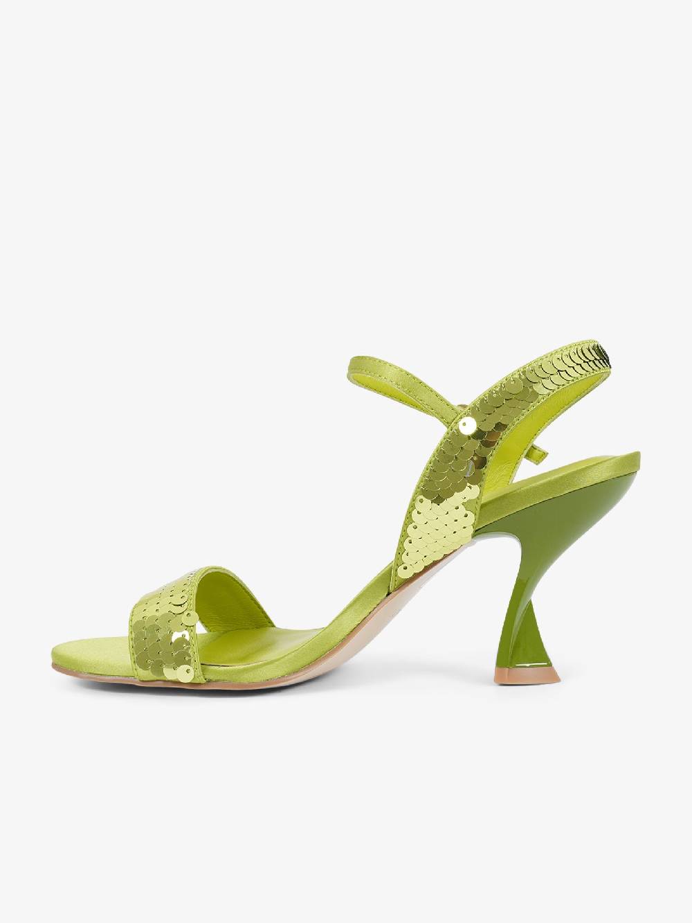 JEANNOT Sandali Con Tacco RJ523 Donna Raso Verde