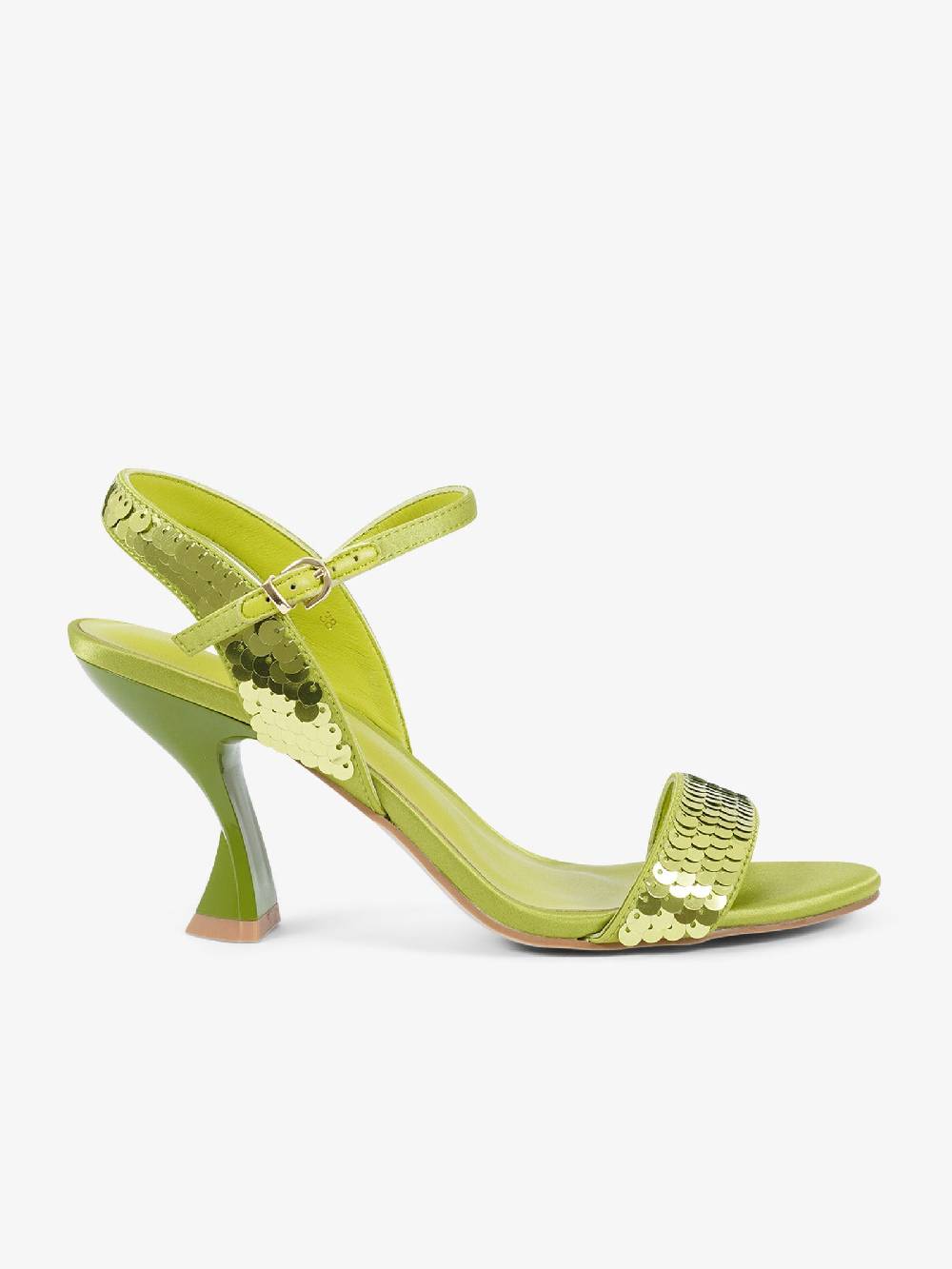 JEANNOT Sandali Con Tacco RJ523 Donna Raso Verde