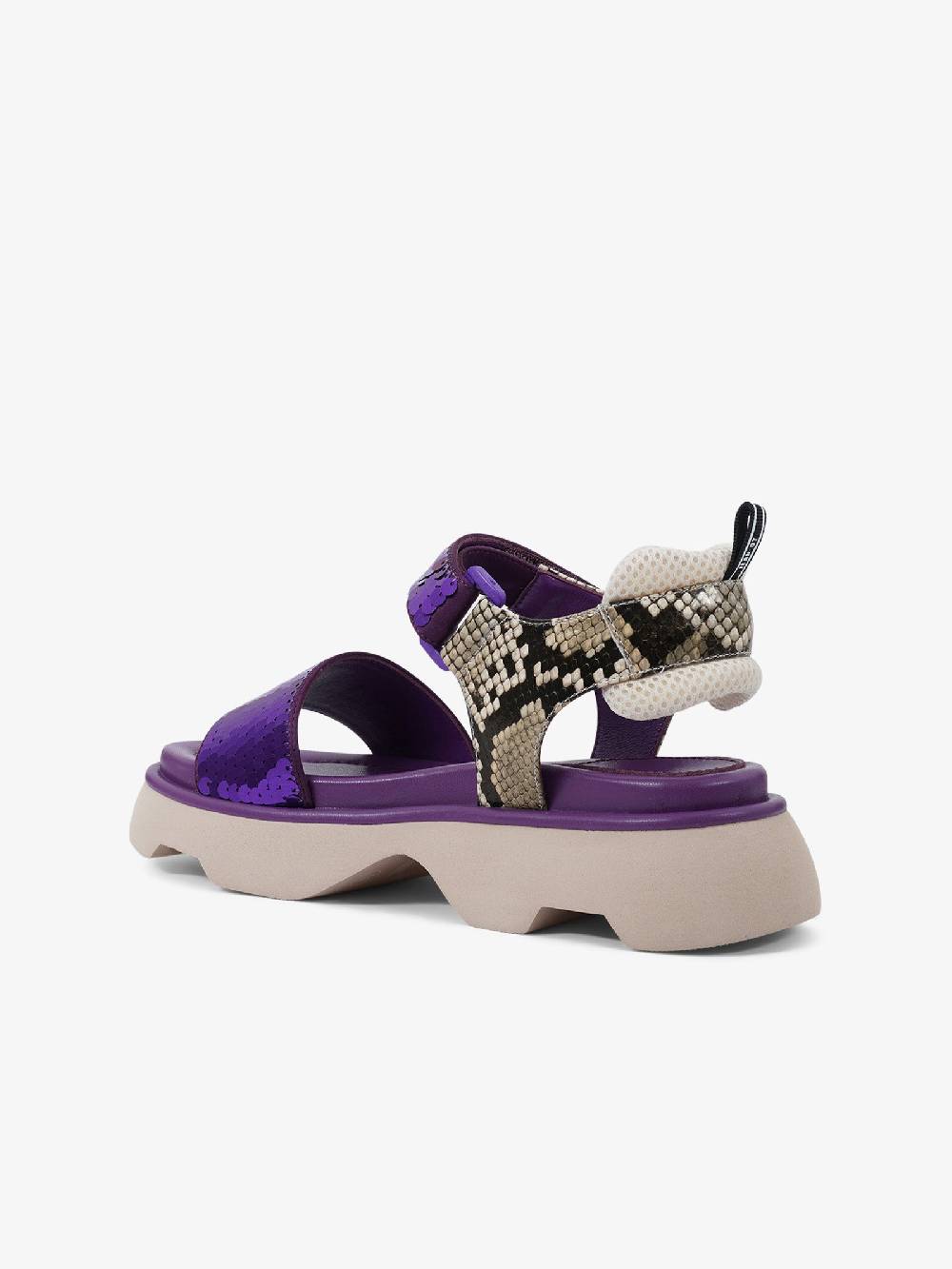 JEANNOT Sandali Con Zeppa RJ644 Donna Raso Viola