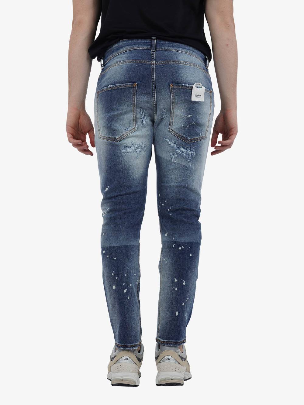 YES LONDON Jeans Distressed XJ3113/TWIST Uomo Cotone Denim