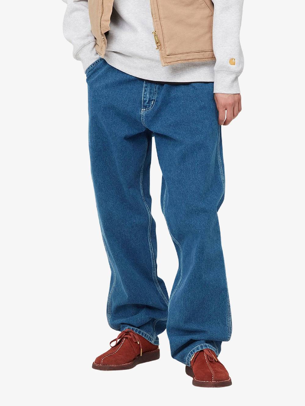 CARHARTT WIP Jeans Simple I022947_01_06 Uomo In Cotone Blu