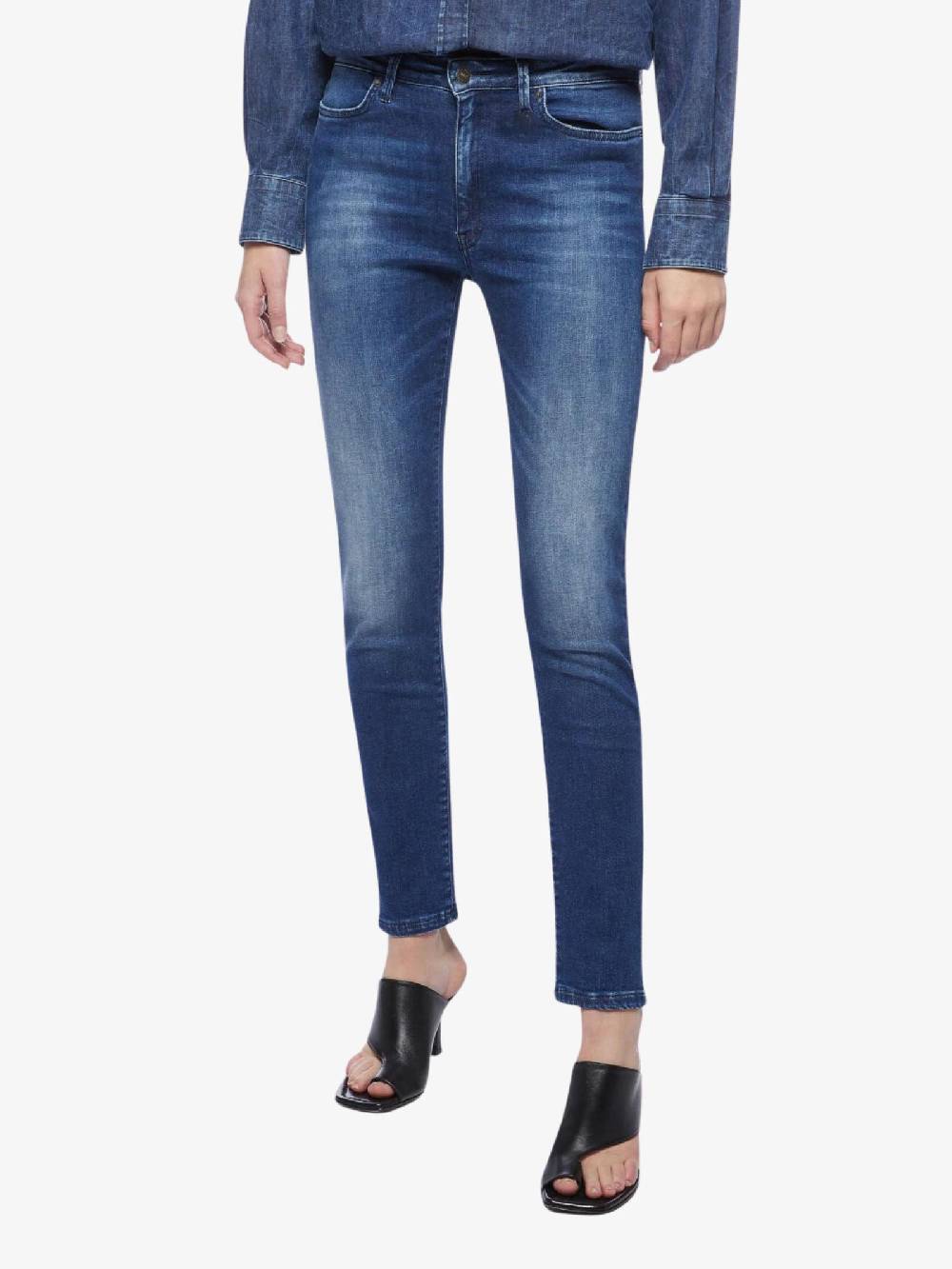 DONDUP Jeans Super Skinny Iris Realizzati In Denim Stretch