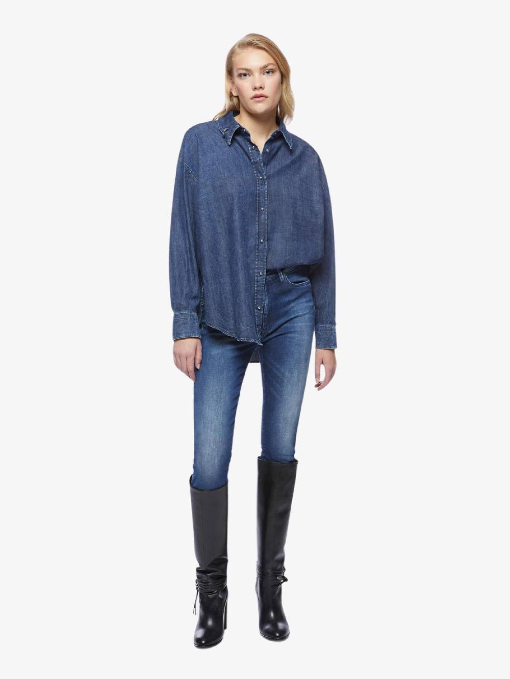 DONDUP Jeans Super Skinny Iris Realizzati In Denim Stretch