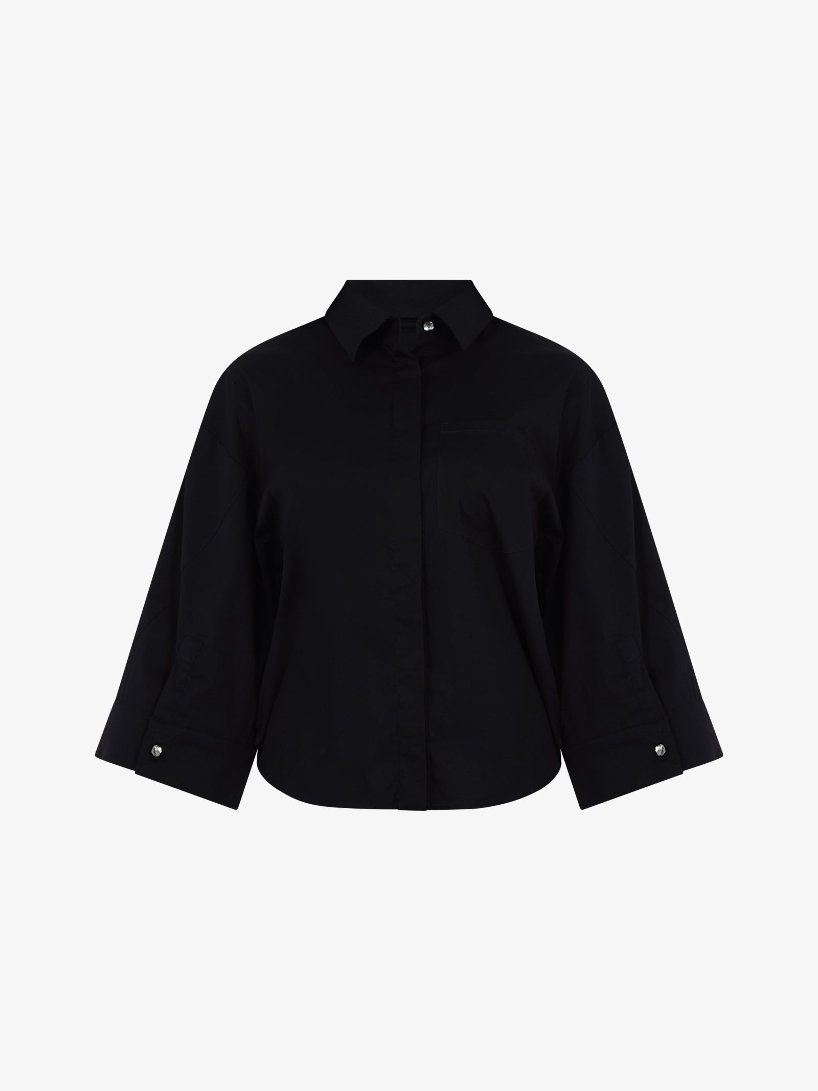 JIJIL Camicia CA137 Donna Cotone Nero