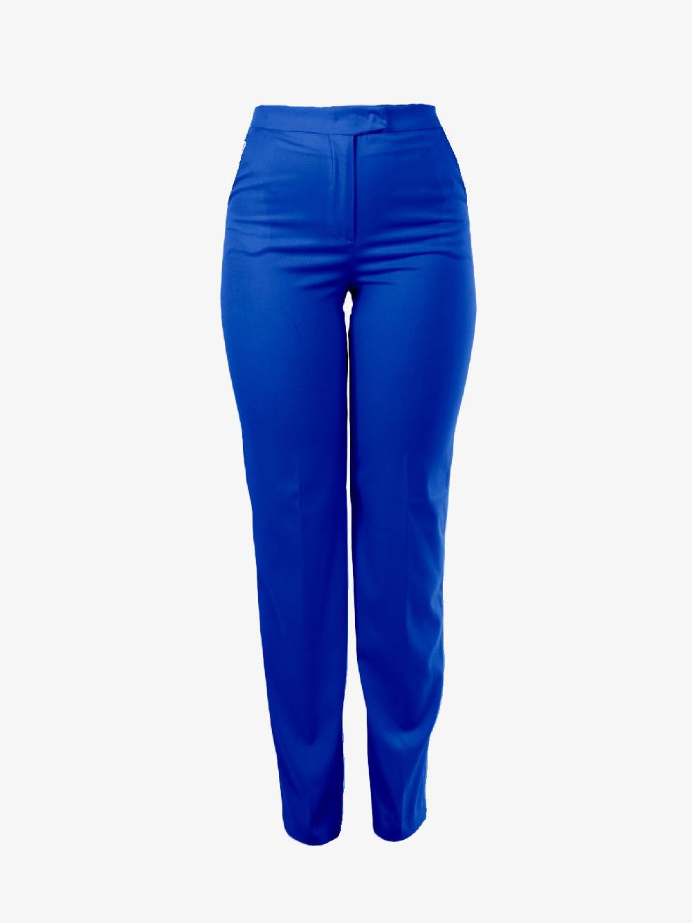 JIJIL Pantalone a vita alta donna blu