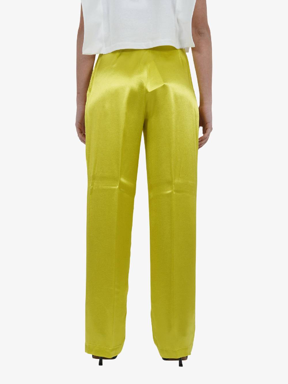 JIJIL Pantalone PA0410 Donna Viscosa Giallo