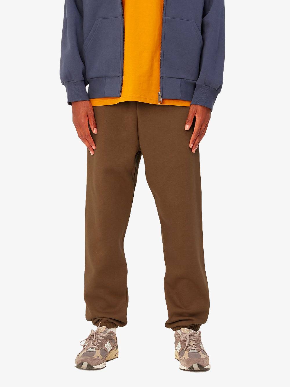 CARHARTT WIP Joggers I028284_1R0_XX Chase Uomo In Cotone Marrone