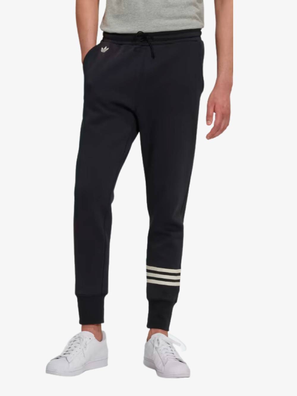 ADIDAS Joggers New C Adicolor Neuclassics HM1861 Uomo Cotone Nero