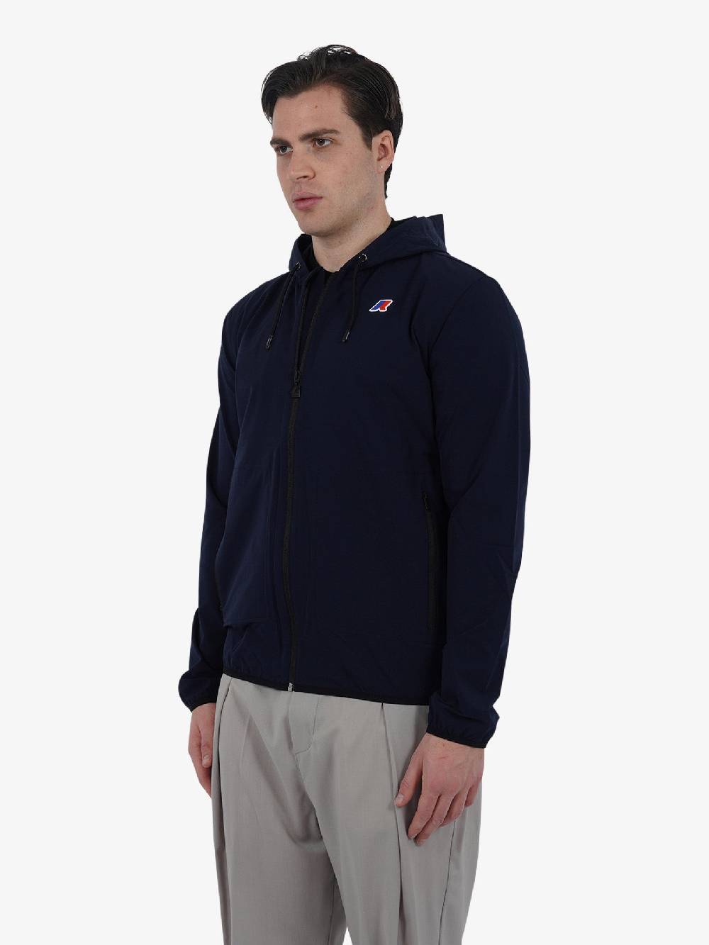 K-WAY Giubbotto JOURDAIN TRAVEL K2122YW Uomo Blu