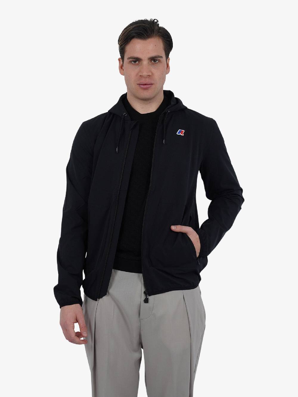 K-WAY Giubbotto JOURDAIN TRAVEL K2122YW Uomo Nero