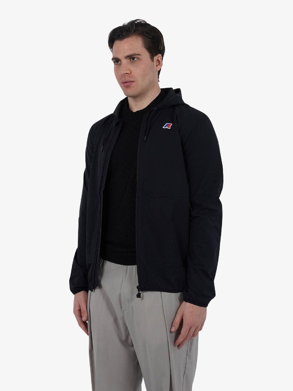 K-WAY Giubbotto JOURDAIN TRAVEL K2122YW Uomo Nero